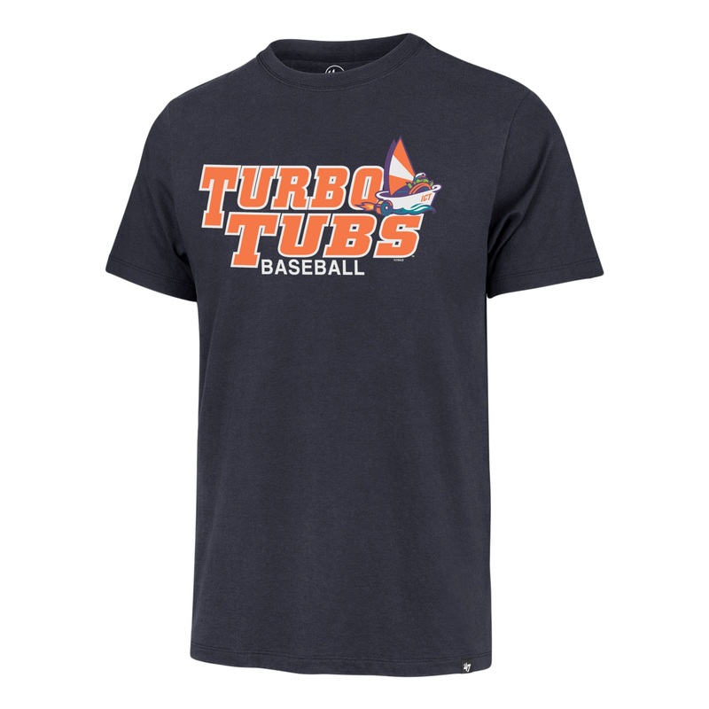 Wichita Wind Surge ’47 Adult Navy Turbo Tubs Overshift tee