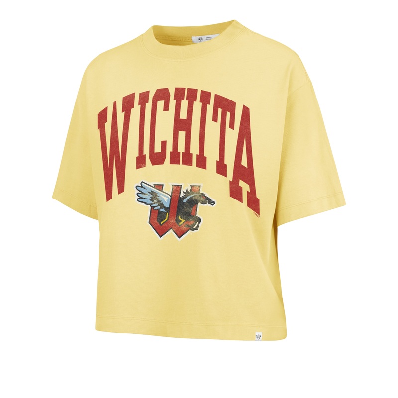 Wichita Wind Surge ’47 Women’s Shale Montauk Crop Tee