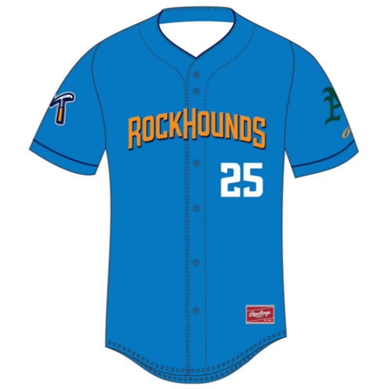 Midland RockHounds Rawlings Authentic Alternate Jersey