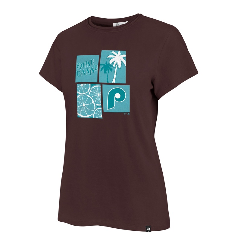 Philadelphia Phillies 47 Brand Spring Training Women’s Cooperstown 4 Square Tee