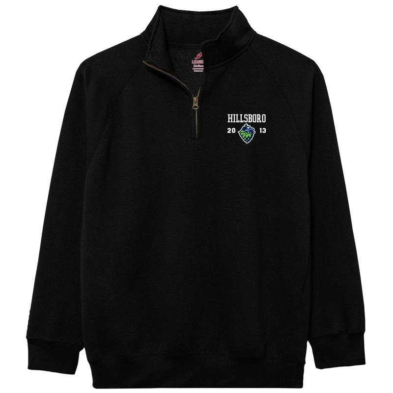 League Essential 1/4 Zip Fleece, Hillsboro Hops