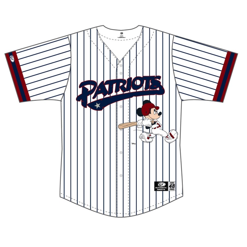 Somerset Patriots Authentic Game Worn, With Numbers, NOT SIGNED Mickey Jerseys