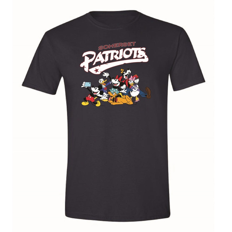 Somerset Patriots Mickey & Friends Adult T-shirt