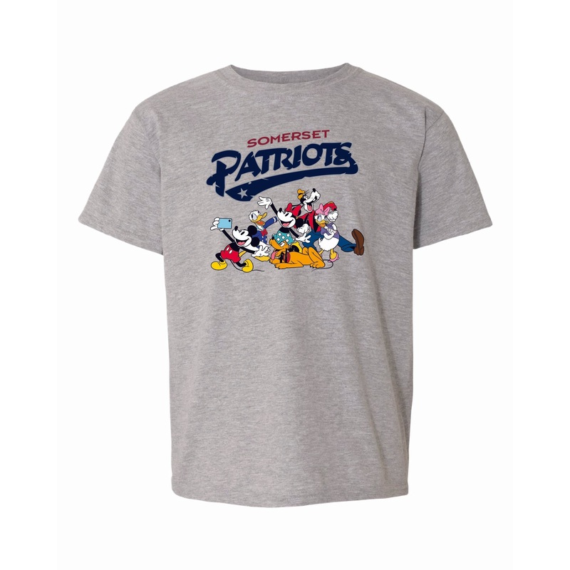 Somerset Patriots Youth Disney Mickey and Friends T-shirt