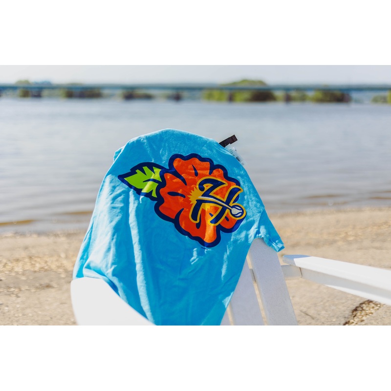 Harrisburg Senators Luau Cap Logo Tee
