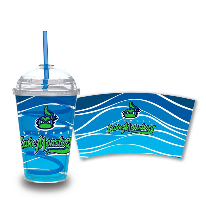 Kid’s Cup- Blue Spiral Straw
