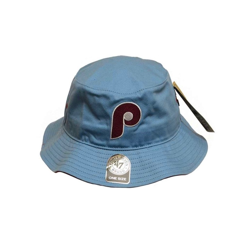 Philadelphia Phillies Columbia Blue Ballpark Bucket Hat