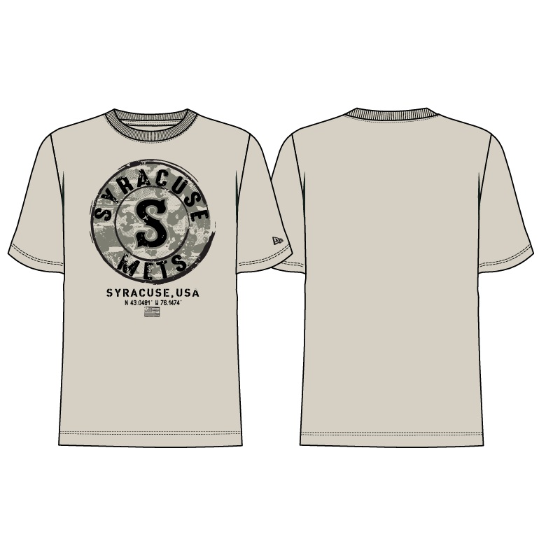 Syracuse Mets New Era 2025 Armed Forces Day Tee