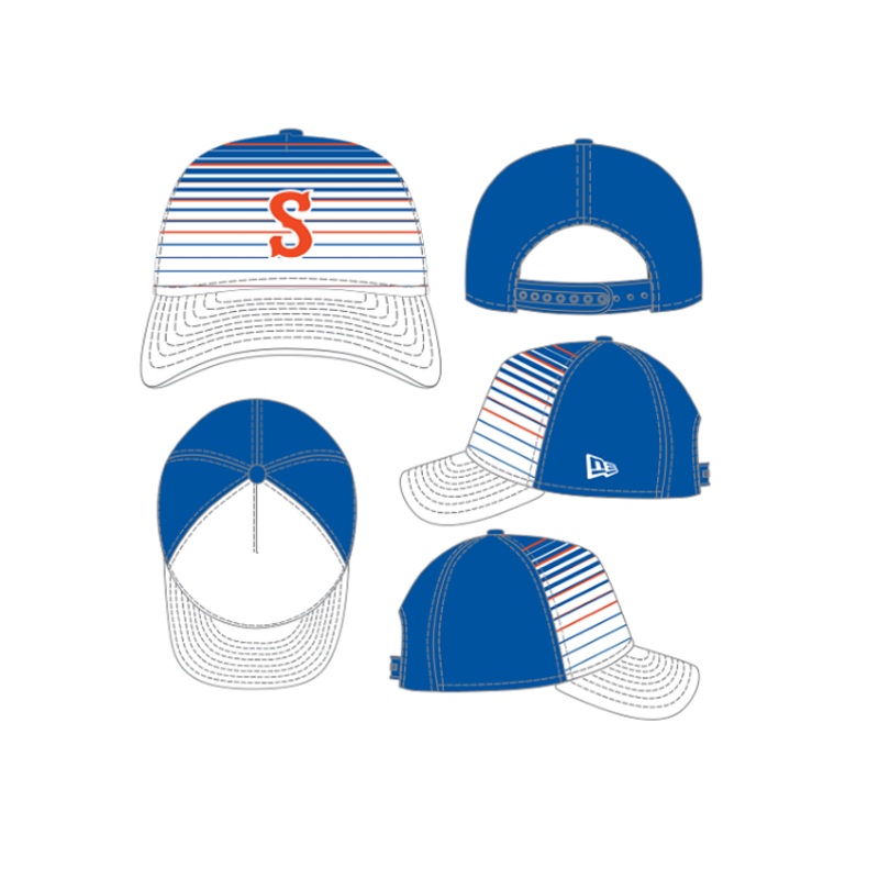 Syracuse Mets White 940 Gradient Adj. Cap