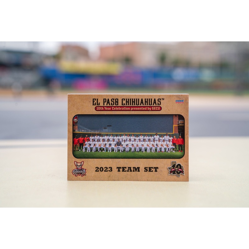 2023 CHIHUAHUAS OFFICIAL TEAM CARD SET