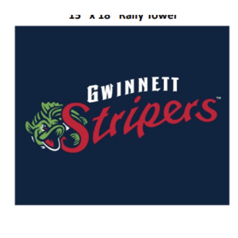 Gwinnett Stripers Rally Towel