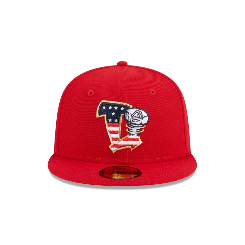 Lansing Lugnuts 2023 New Era Stars and Stripes Official Cap