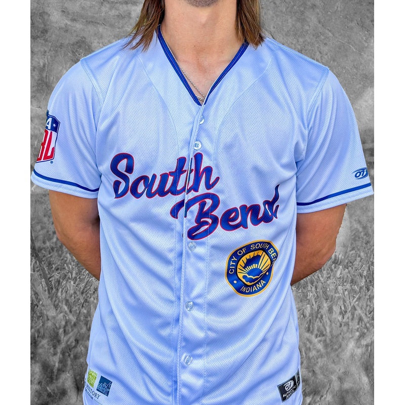 South Bend Cubs Official GAME WORN All American Girls Professional Baseball League Theme Night Jerseys