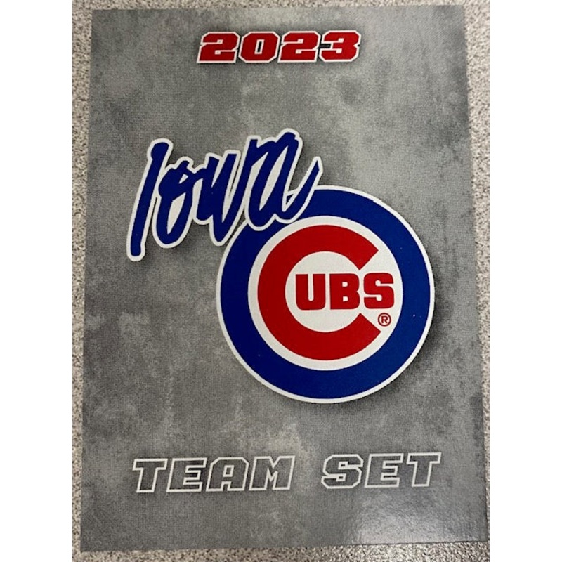 2023 Iowa Cubs Team Card Set
