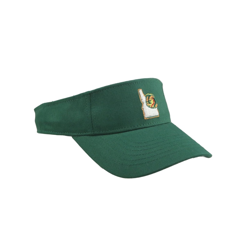 BOISE HAWKS DRILL ADJUSTABLE VISOR, GREEN