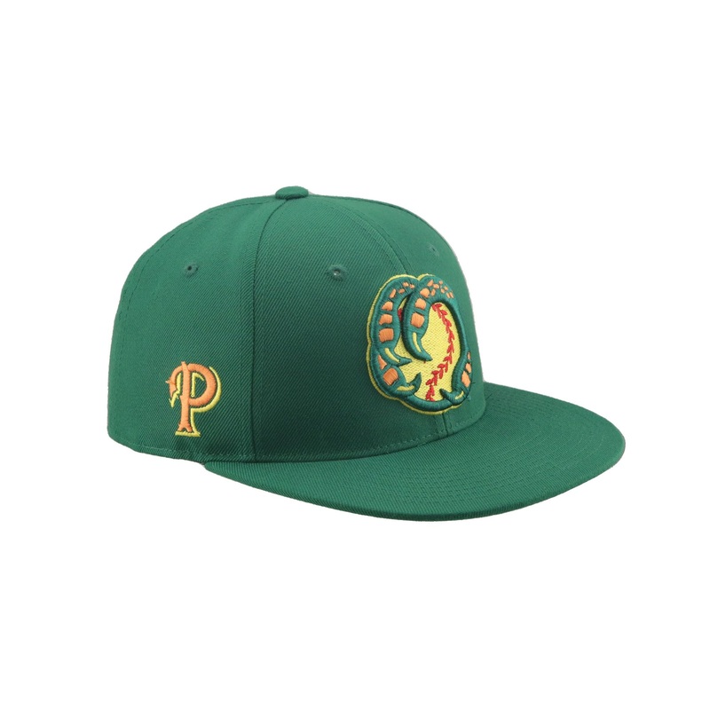 BOISE HAWKS HOME ON-FIELD FITTED HAT, GREEN