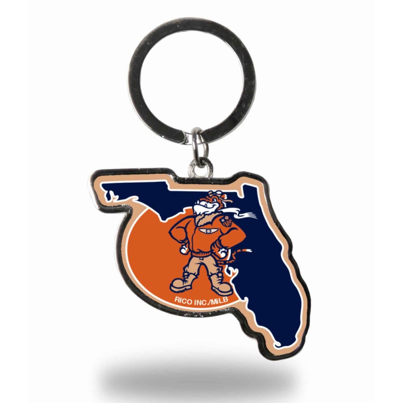 Lakeland Flying Tigers State Shaped Key Ring – Ace
