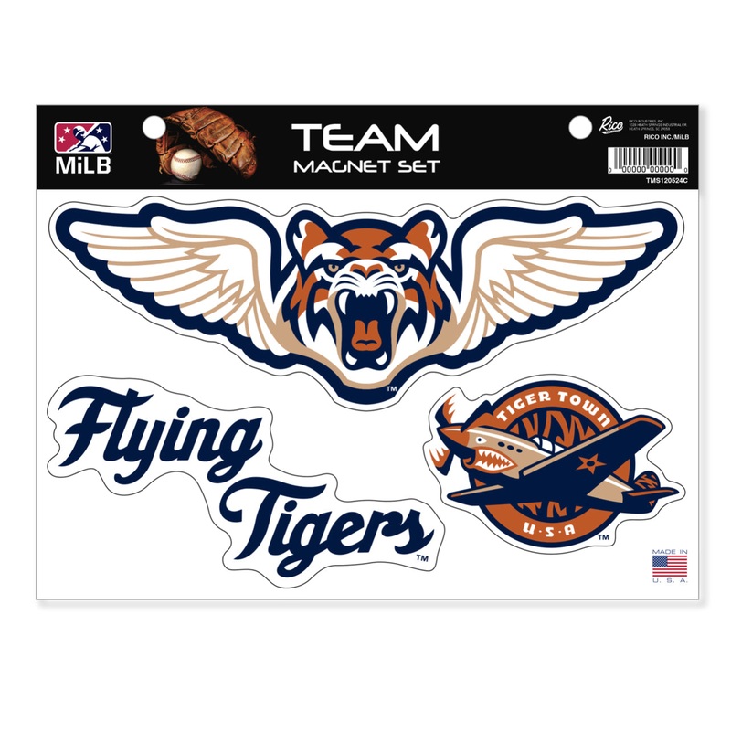 Lakeland Flying Tigers Team Magnet Set