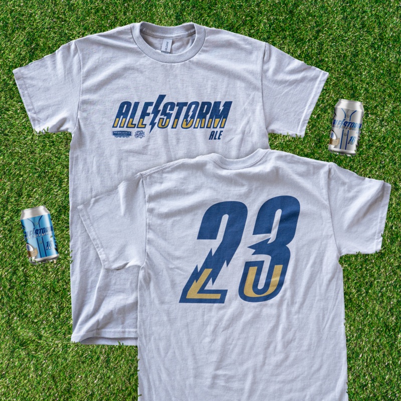 Omaha Storm Chasers Men’s Gravel Ale Storm Logo Tee