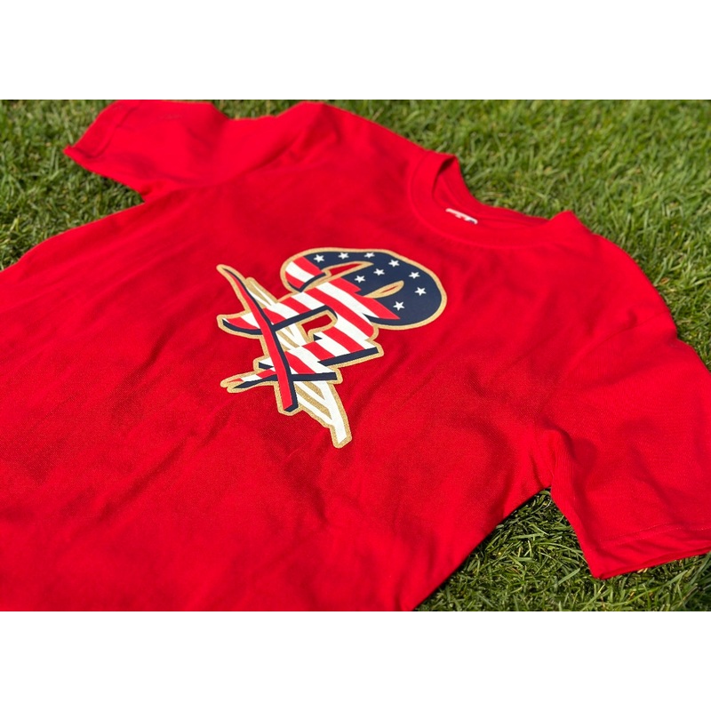 Scranton Wilke’s-Barre RailRiders red Fourth of July Tee