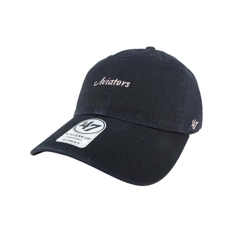 Women’s Las Vegas Aviators ’47 Brand Aviators Black Winnifred Clean Up Strapback Hat