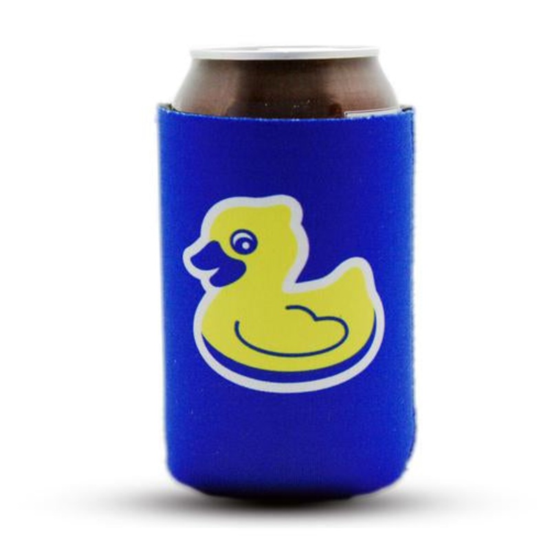 Akron RubberDucks Fauxback Logo Can Koozie