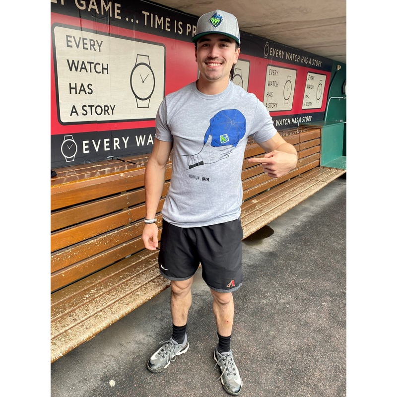 Hops x Baseballism Anthem T-Shirt, Hillsboro Hops