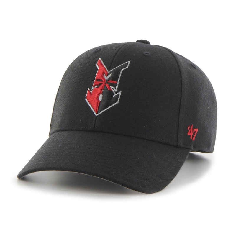 Indianapolis Indians ’47 Adult Black Road MVP Adjustable Cap