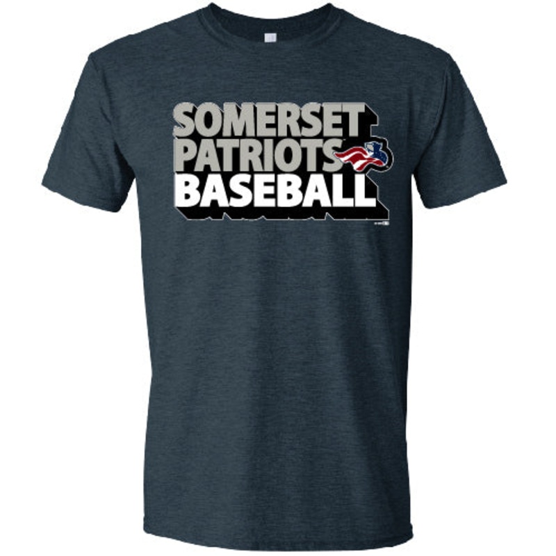 Somerset Patriots Men’s Schon Throw Back Soft Style Tee