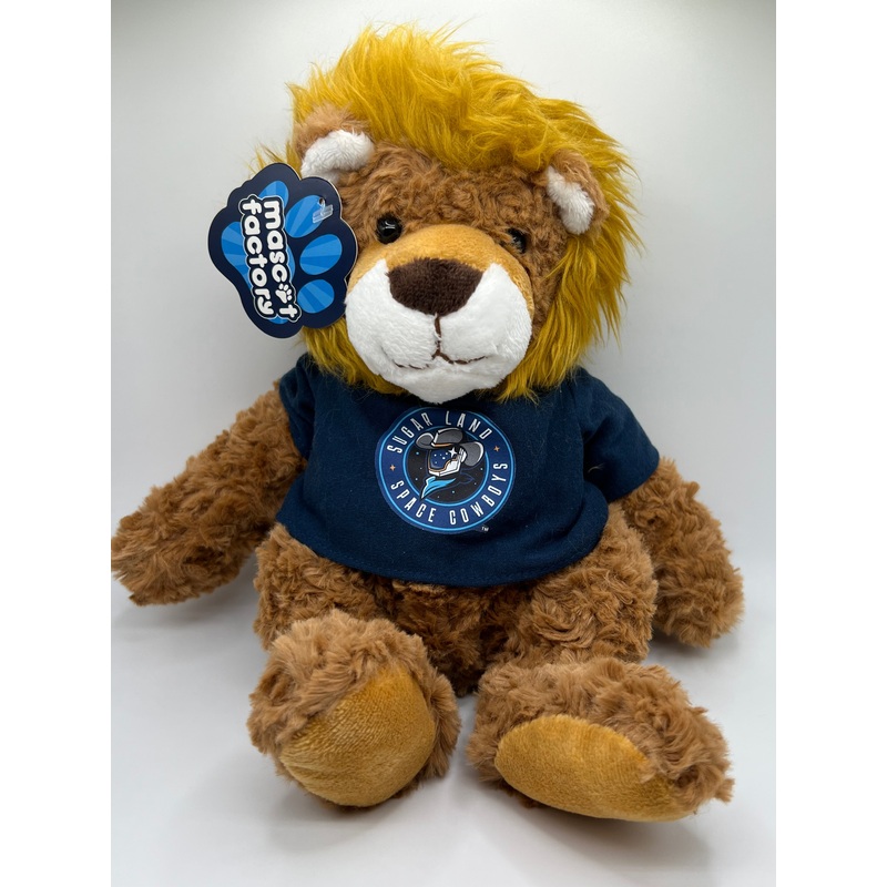 Sugar Land Space Cowboys Mascot Factory Plush Cuddle Buddy Lion