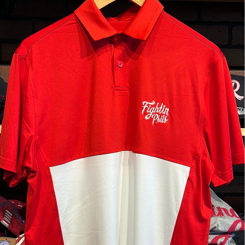 UA Men’s Box Red & White Polo