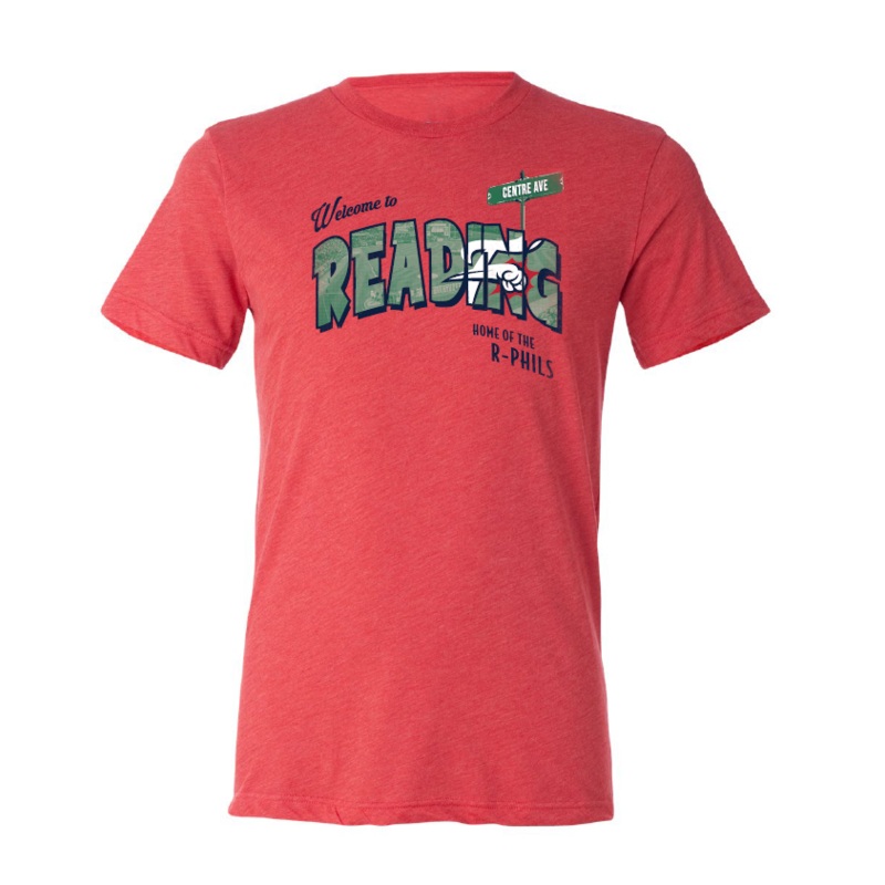 108 Stitches Red Postcard Tee