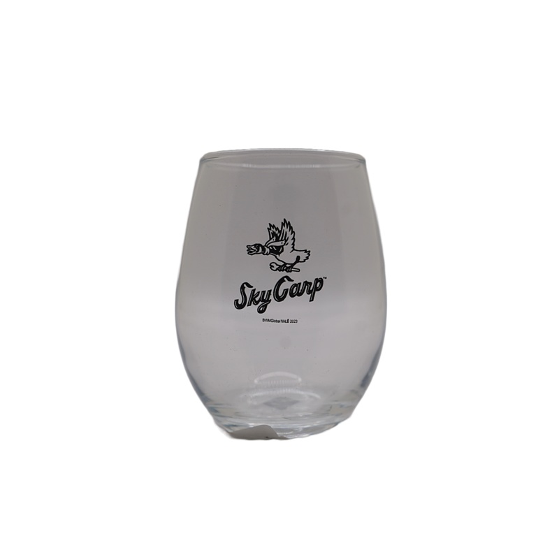 Beloit Sky Carp BWM 9oz Stemless Wine Glass