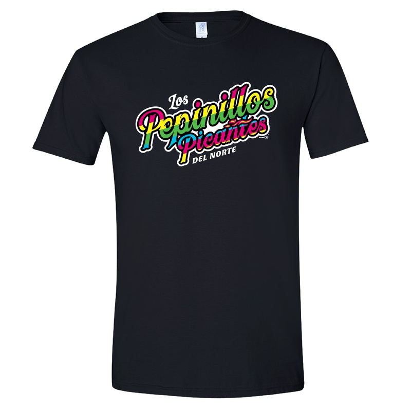 Los Pepinillos Picantes del Norte Bimm Ridder Black Adult T-shirt