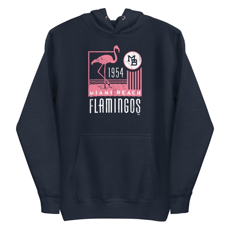 MiLB Hometown Collection Miami Beach Flamingos Unisex Premium Hoodie