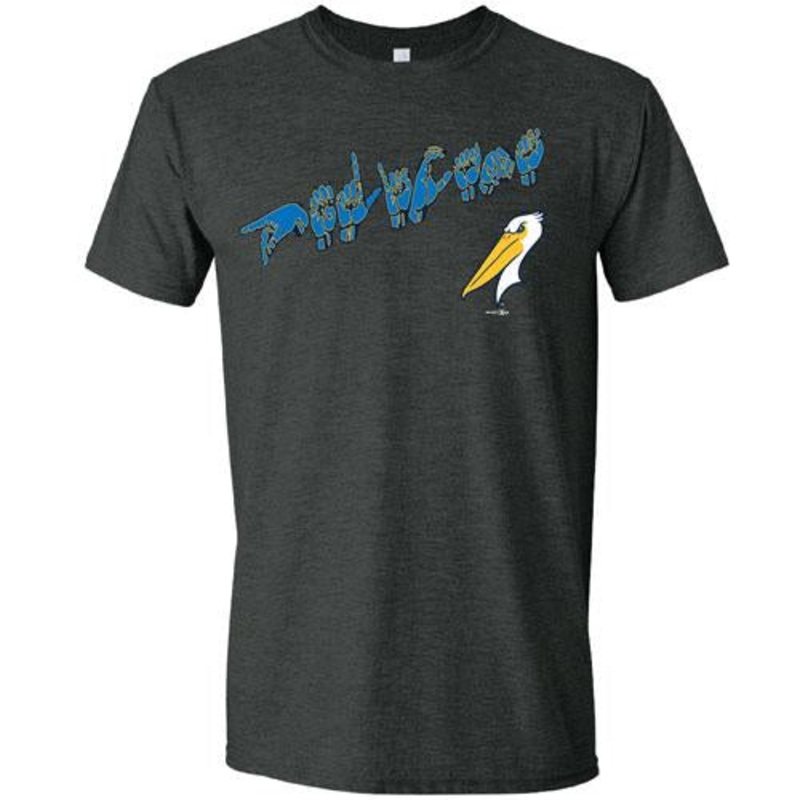 Myrtle Beach Pelicans Bimm Ridder Dark Heather American Sign Language Softstyle Tee