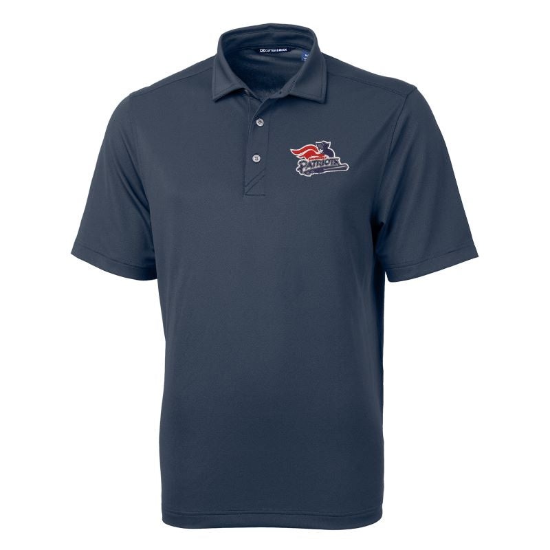 Somerset Patriots Cutter & Buck Virtue Navy Pique Polo