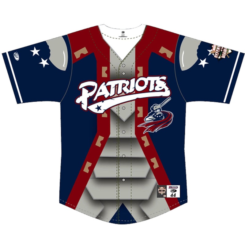 Somerset Patriots Marvel’s Defenders of the Diamond Adult On-field Replica Jersey