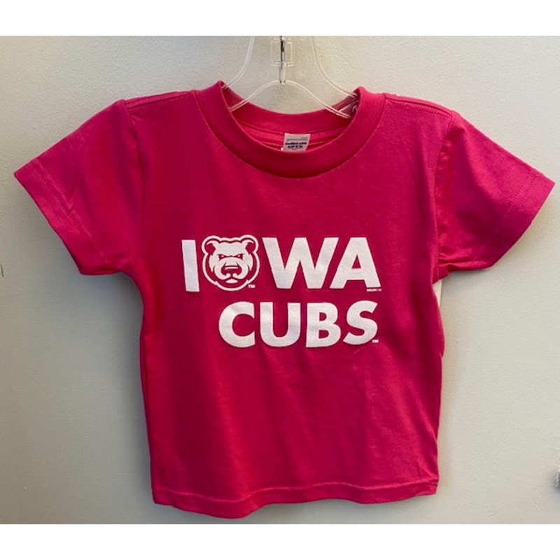 Toddler Iowa Cubs BKids Tee, Fuchsia