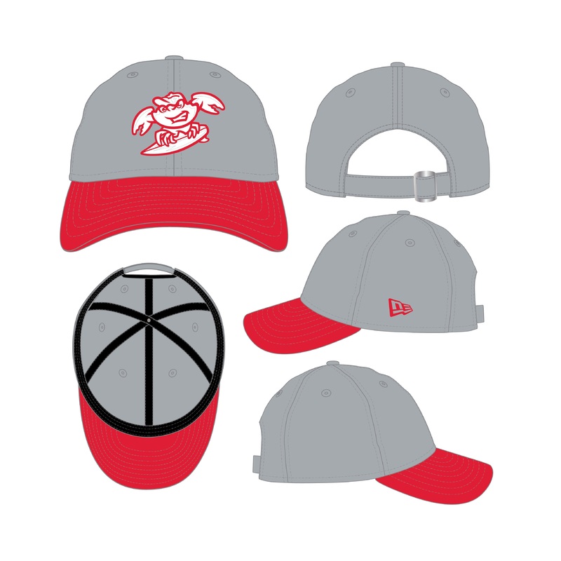 Jersey Shore BlueClaws Youth New Era Casual Classic Adjustable Gray