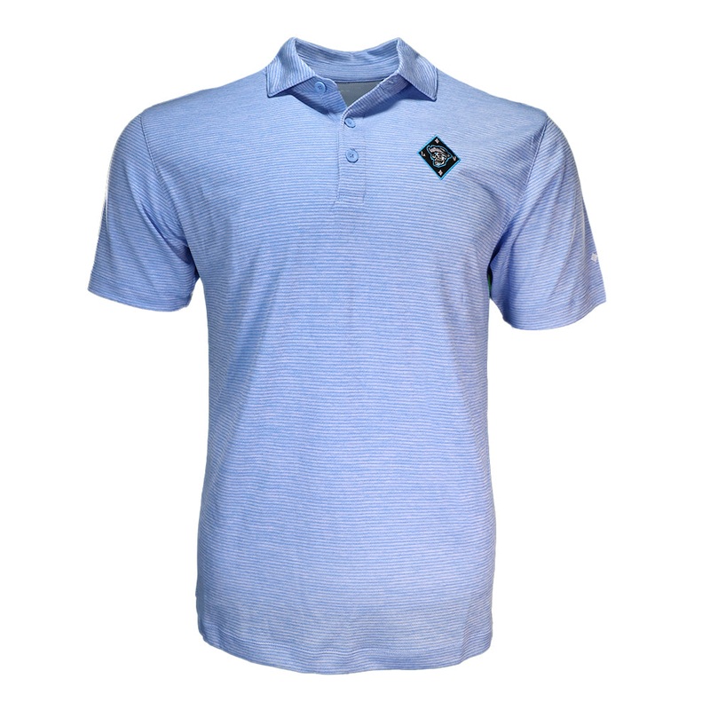 Men’s Reyes de Plata Columbia RDP Diamond Omni-Wick Set II Blue Short Sleeve Polo