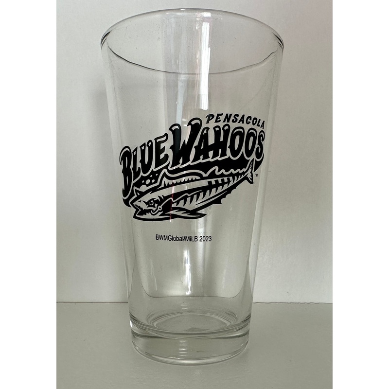 Pensacola Blue Wahoos Pint Glass