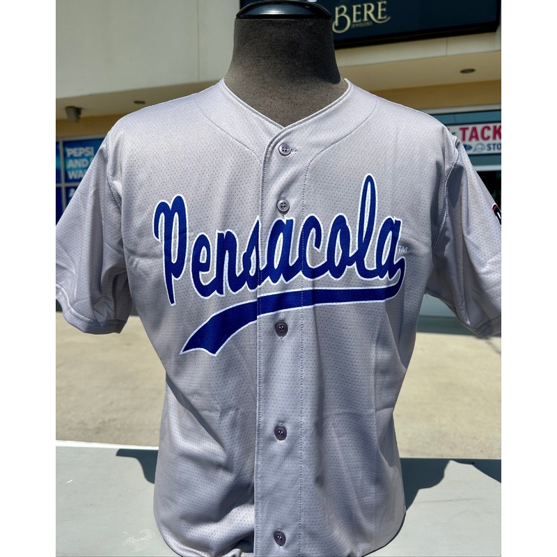 Pensacola Blue Wahoos Replica Away Jersey