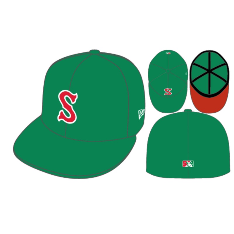 Salem Red Sox Kelly Green New Era 59FIFTY Hat