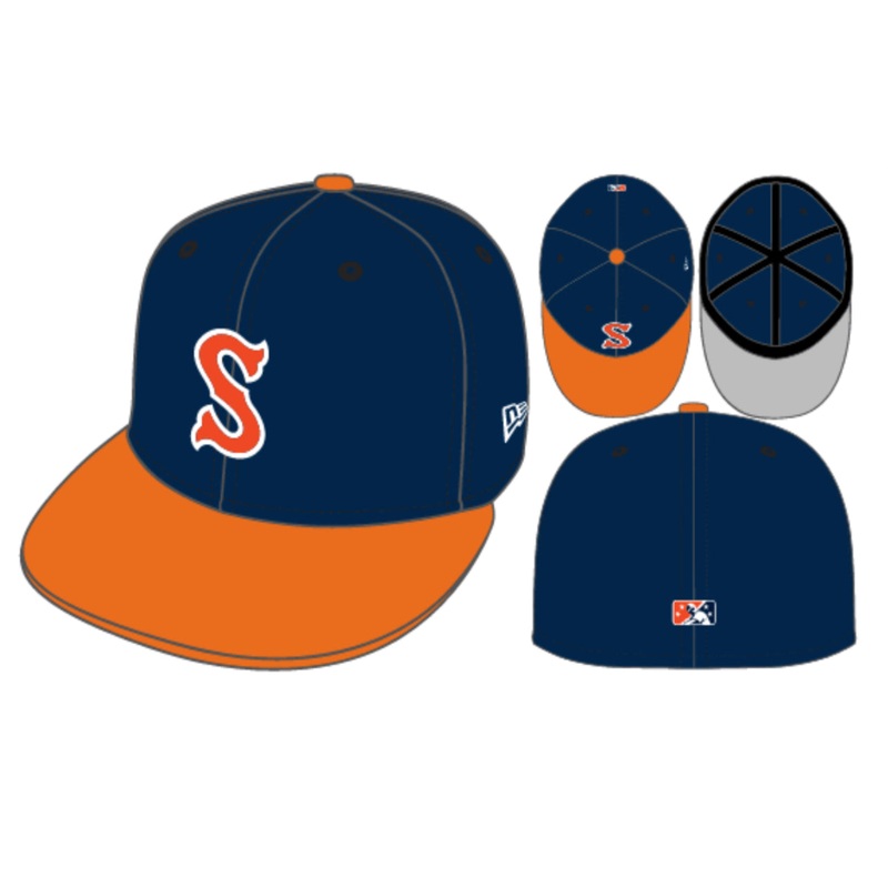 Salem Red Sox Navy & Orange New Era 59FIFTY Hat