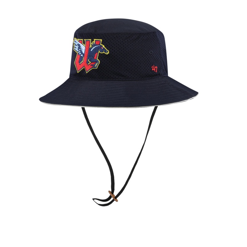 Wichita Wind Surge ’47 Adult Navy Panama Pail Bucket Hat