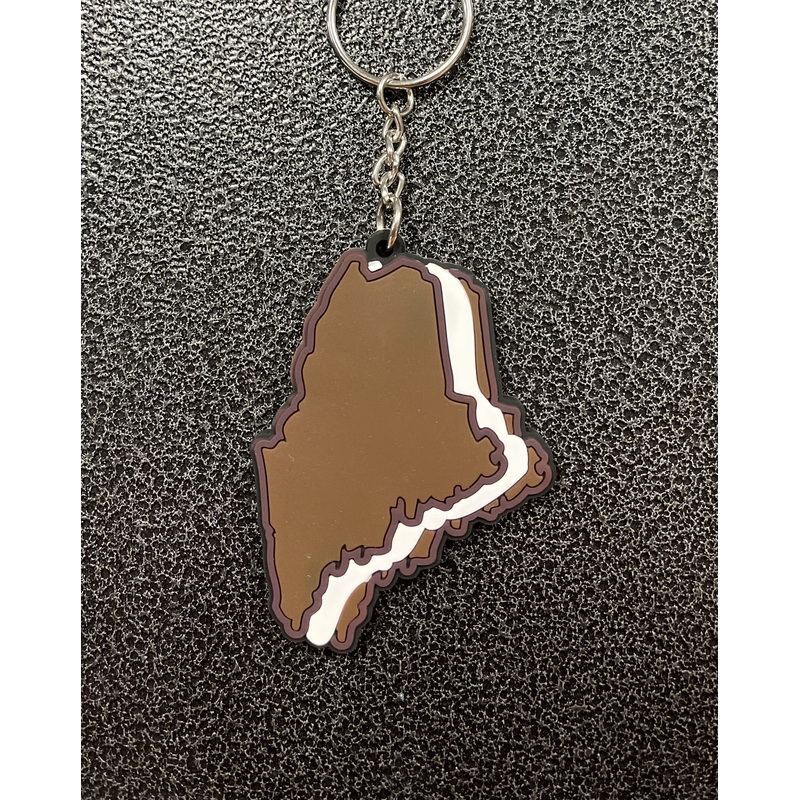 PSG Maine State Whoopie Pie PVC Key Chains