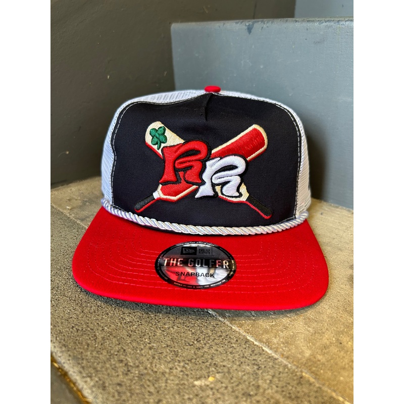 Round Rock Express New Era Dazed and Confused 30th Anniversary Golfer Trucker Cap