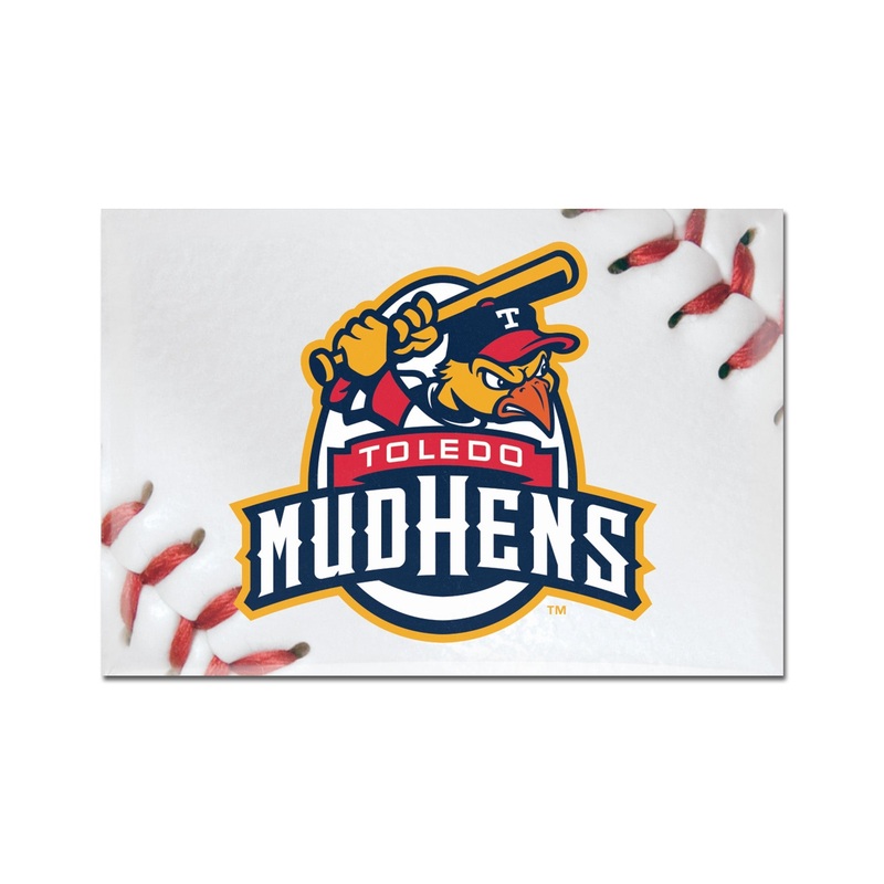Toledo Mud Hens Primary Laces Magnet
