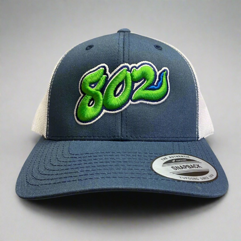 Vermont Lake Monsters 802 Trucker Snapback